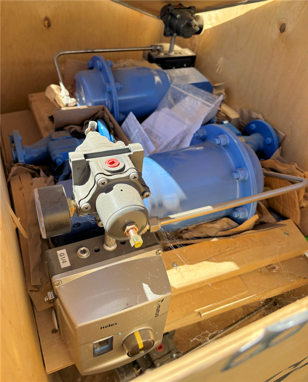 8 Units - UNUSED NELES Series ZX 1" RotaryGlobe Control Valves